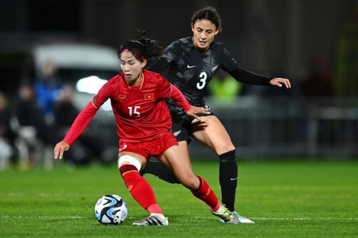 Ở trận giao hữu gần đây nhất tuyển nữ Việt Nam thua chủ nhà New Zealand 0-2