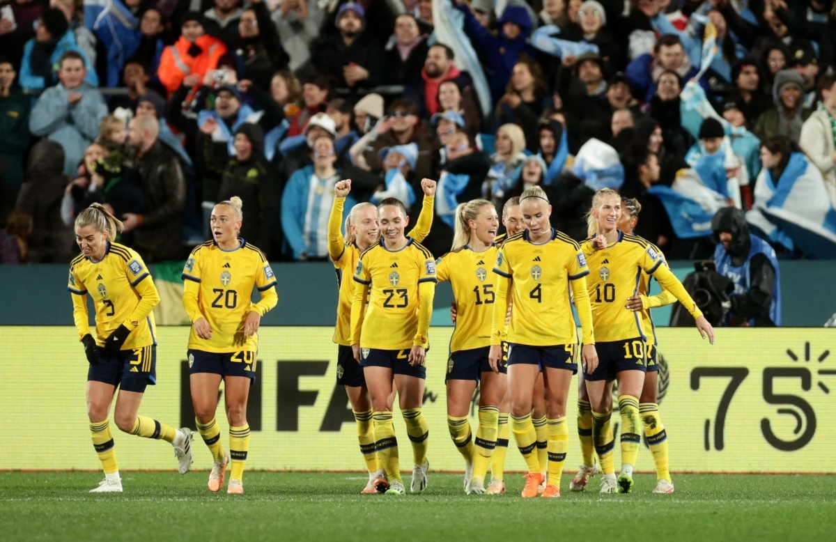Thụy Điển thắng thuyết phục Argentina (Ảnh: Reuters).