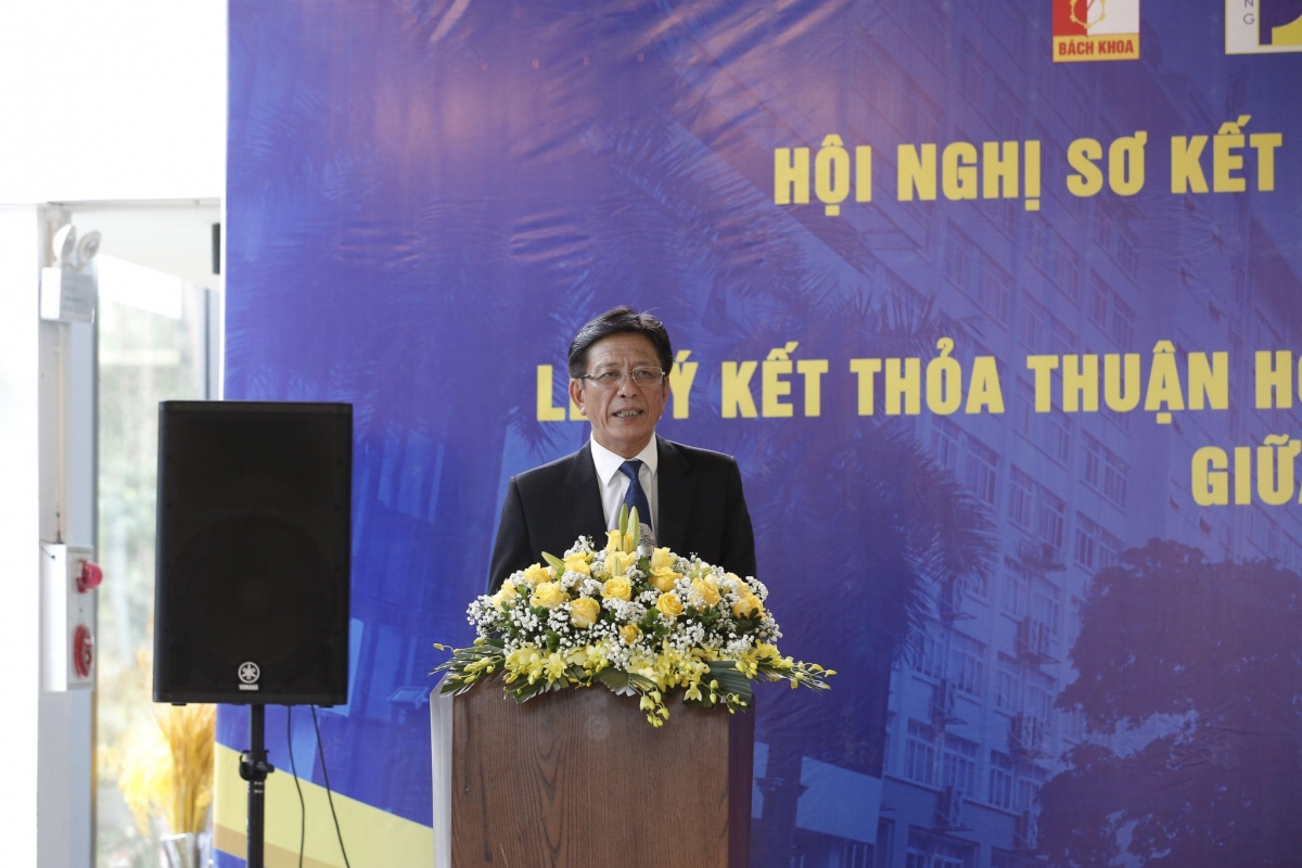 PGS.TS Phạm Duy Hòa - Hiệu trưởng Trường Đại học Xây dựng Hà Nội phát biểu khai mạc