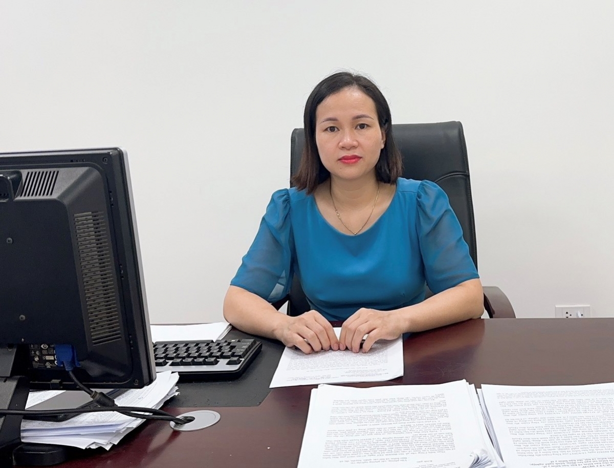 Bà Nguyễn Thị Sinh, Phó giám đốc BHXH huyện Thạch Thất, Hà Nội
