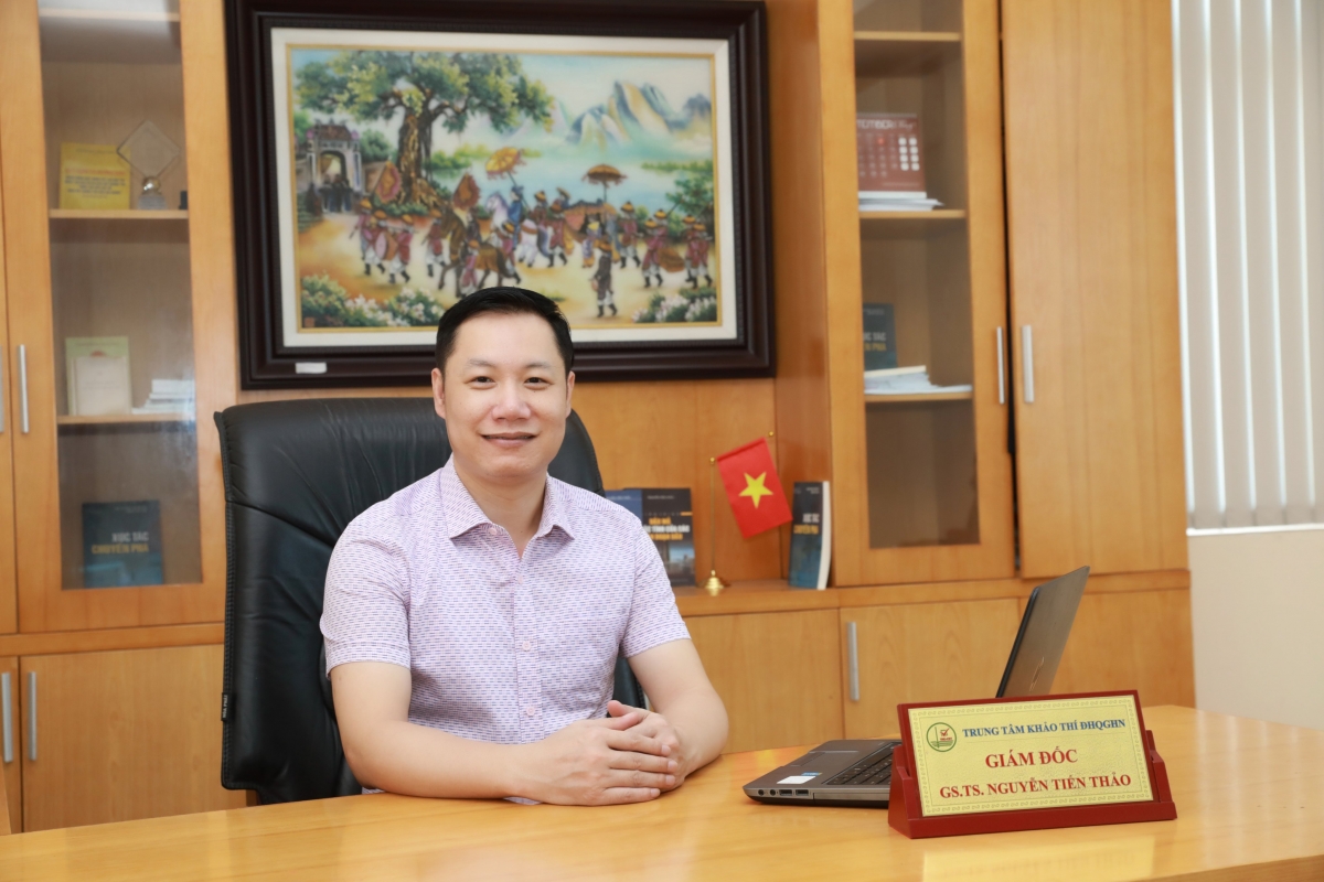 GS.TS Nguyễn Tiến Thảo - Giám đốc Trung tâm khảo thí ĐHQGHN
