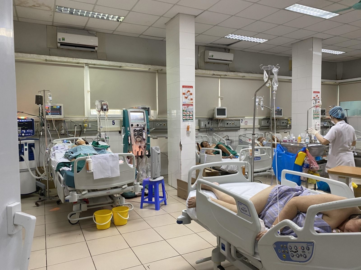 Nhiều bệnh nhân sốt xuất huyết nhập viện trong tình trạng nặng