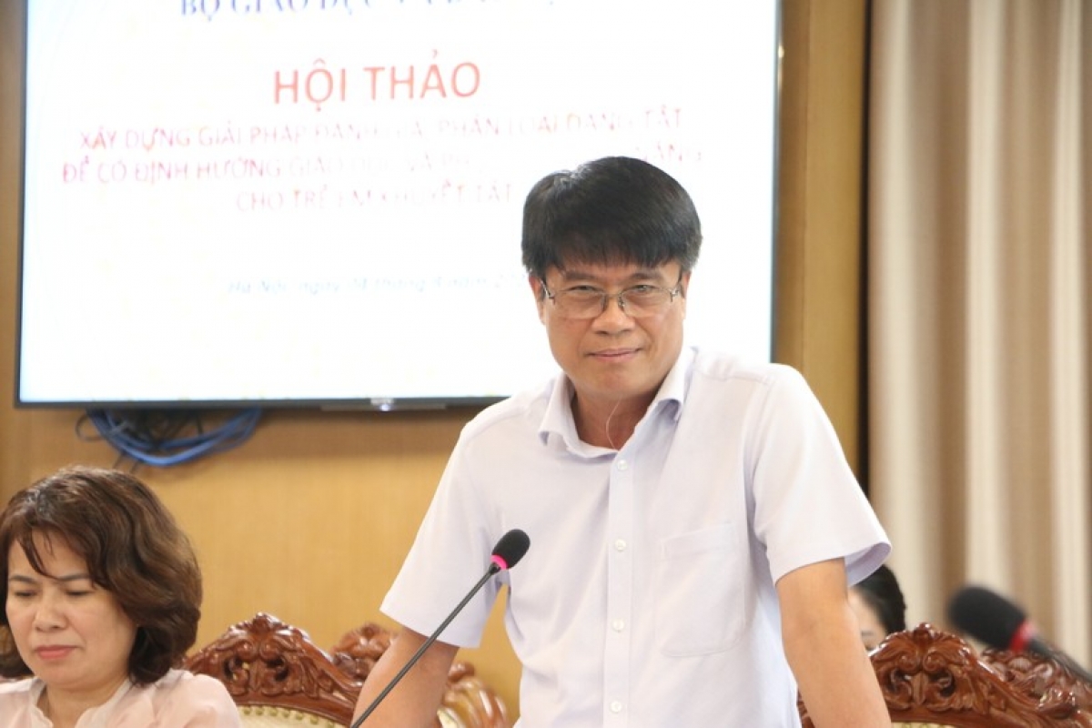PGS.TS Nguyễn Xuân Hải phát biểu  tại hội thảo
