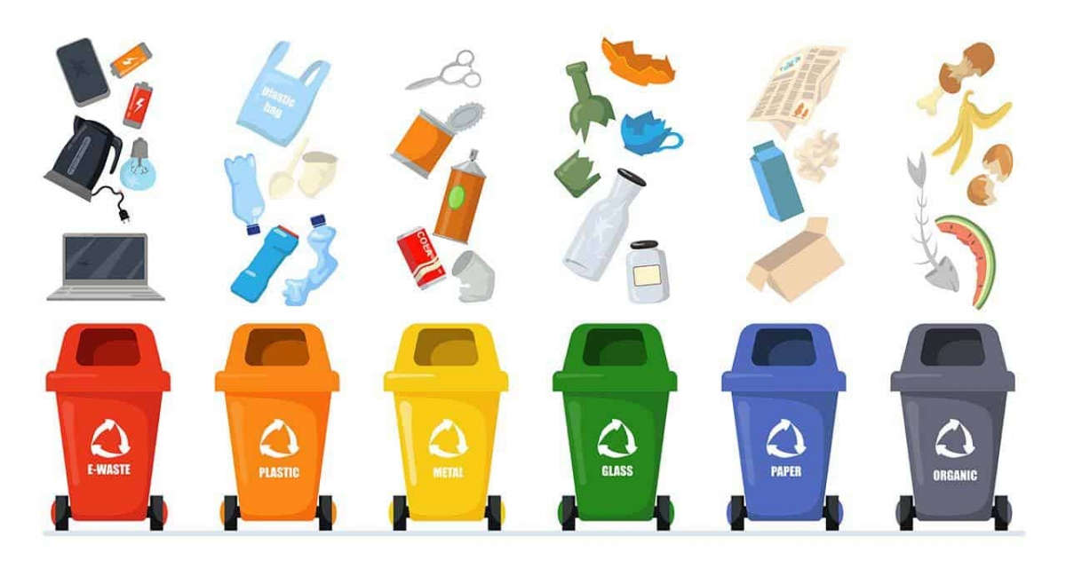 Phân loại để tái chế rác thải nhựa
