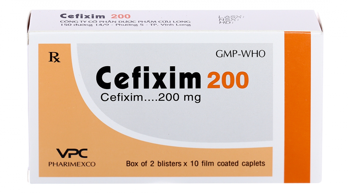 Hình ảnh sản phẩm thuốc Cefixim 200 "chính hãng"