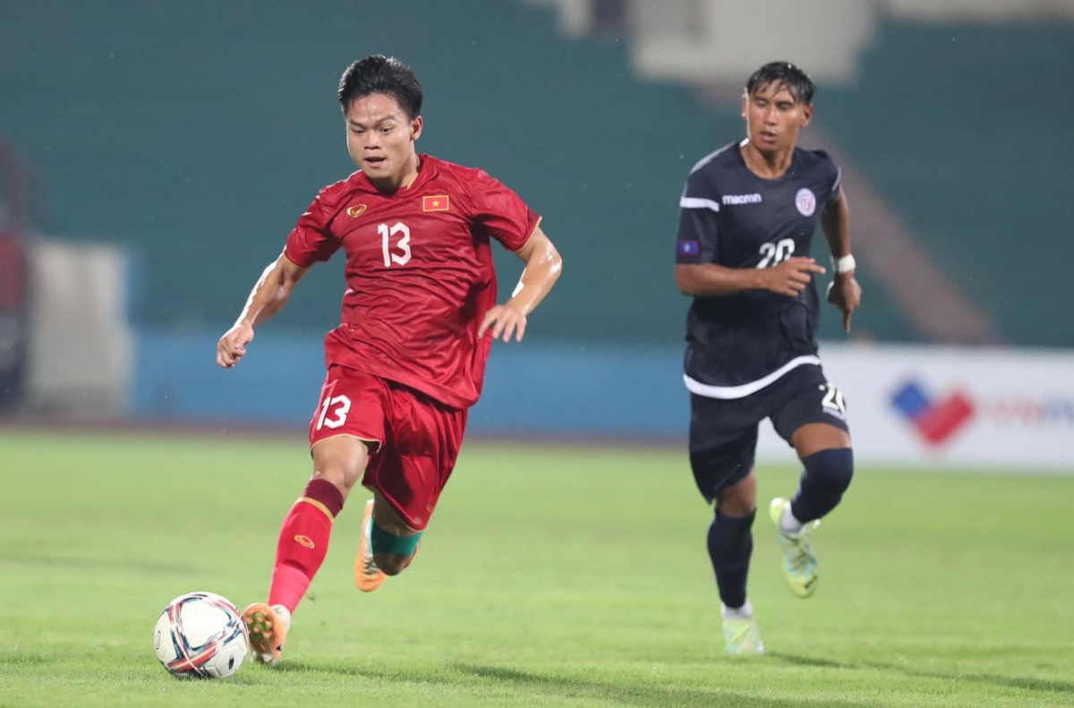 Hồ Văn Cường vào sân đã cải thiện đáng kể khâu tấn công biên cho U23 Việt Nam (Ảnh: Hải Hoàng)