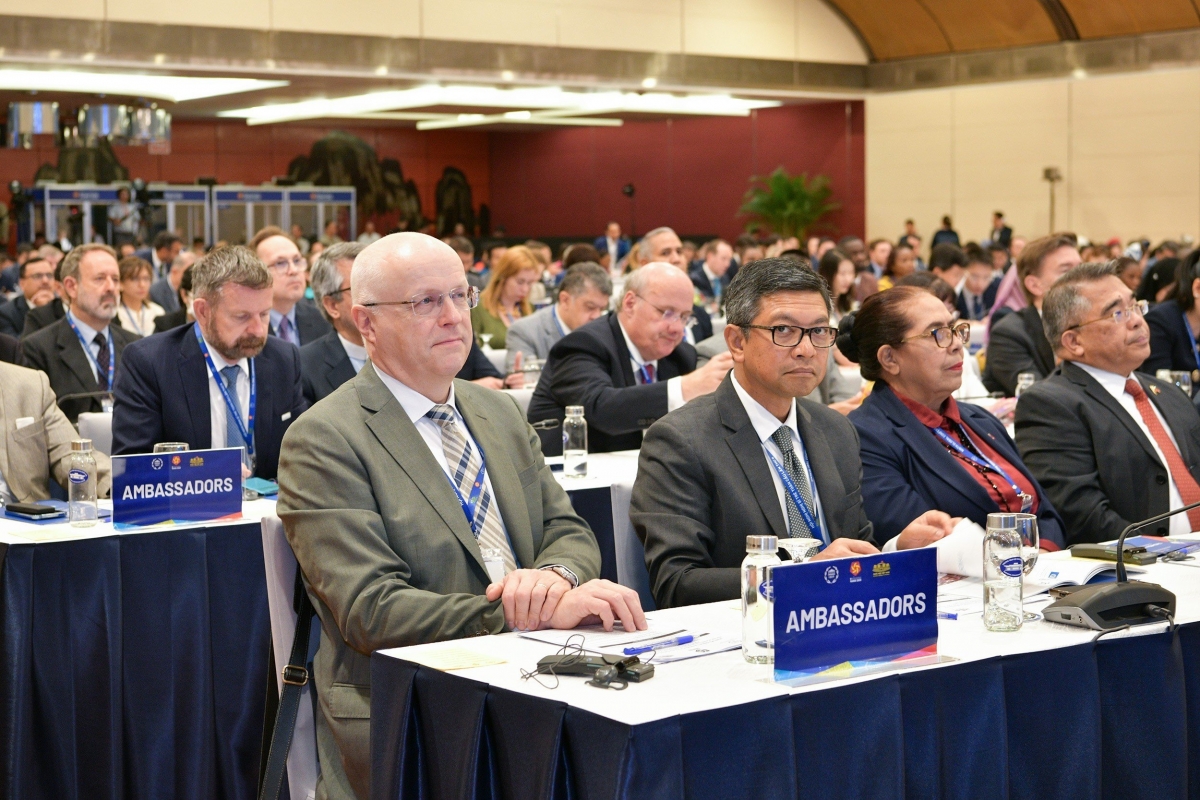 Các đại biểu dự Hội nghị Nghị sĩ trẻ toàn cầu (IPU) lần thứ 9 