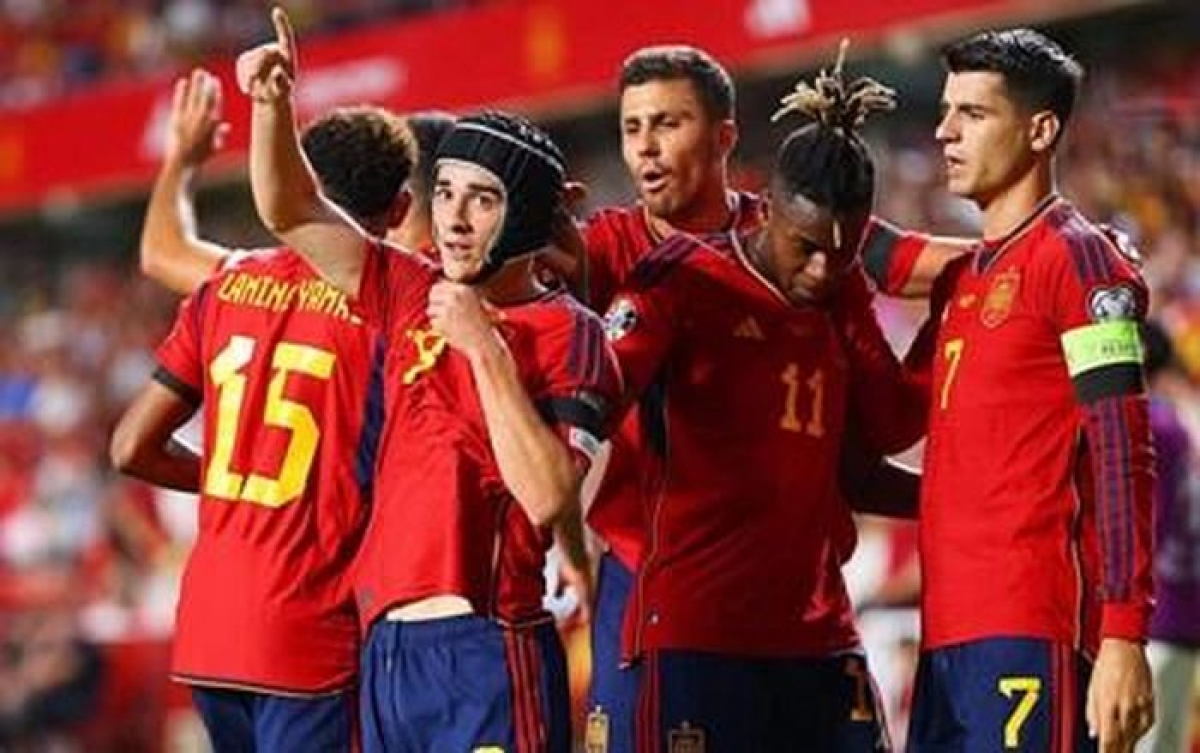 Tây Ban Nha giành chiến thắng đậm tại vòng loại Euro 2024. Ảnh: Eurosport