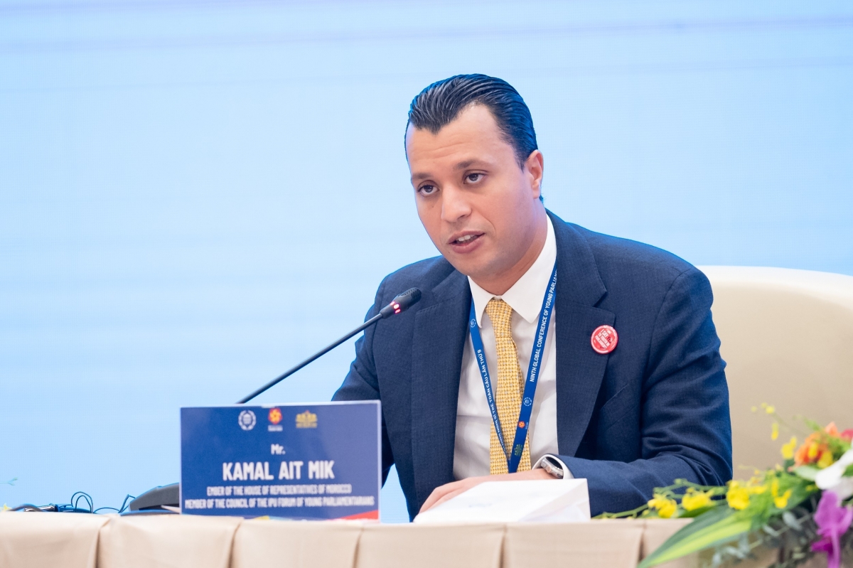  Ông Kamal Ait Mik, Thành viên Hạ viện Maroc, Thành viên Ban lãnh đạo Diễn đàn Nghị sĩ trẻ IPU