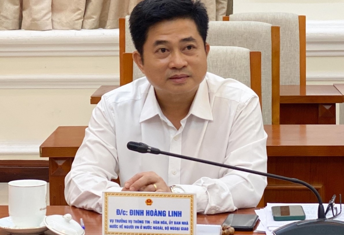 Ông Đinh Hoàng Linh, Vụ Trưởng Vụ Thông tin-Văn hóa, Ủy ban Nhà nước về Người Việt Nam ở nước ngoài