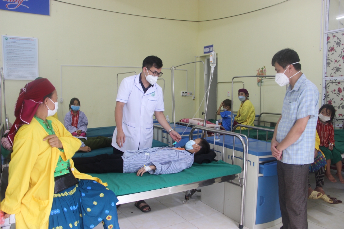 Trung tâm Kiểm soát bệnh tật kiểm tra, giám sát tại Bệnh viện Đa khoa huyện Mèo Vạc, Hà Giang. Nguồn: Sở Y tế Hà Giang