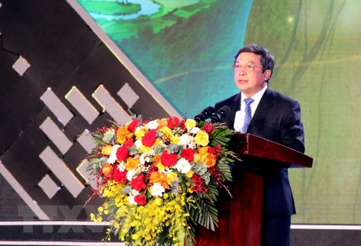 Ông Đoàn Văn Việt, Thứ trưởng Bộ Văn hóa, Thể thao và Du lịch phát biểu