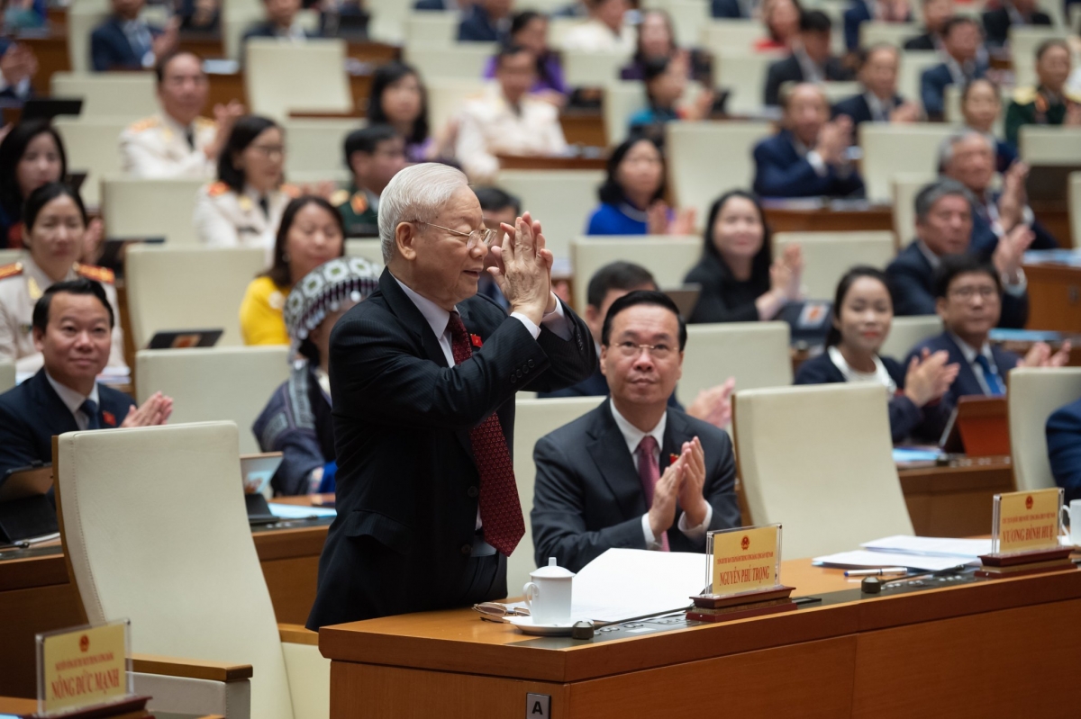 Tổng Bí thư Nguyễn Phú Trọng dự phiên khai mạc kỳ họp thứ 6, Quốc hội khóa XV