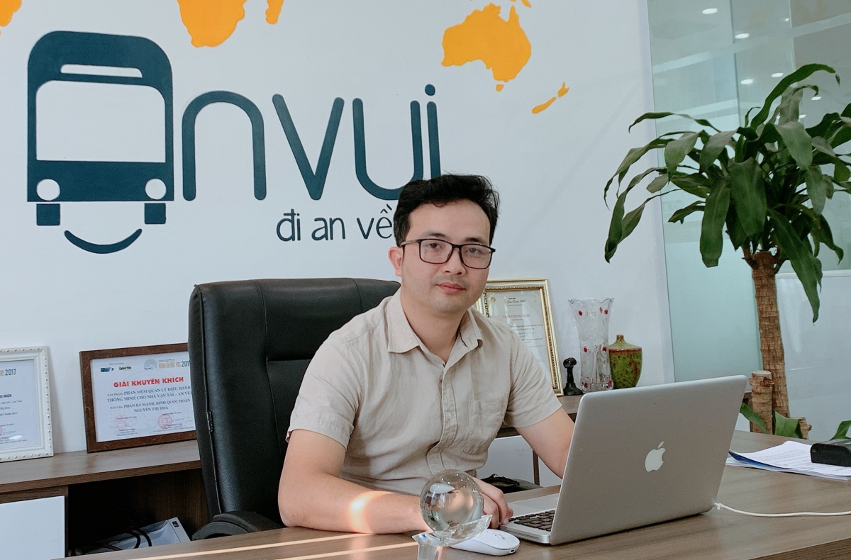 Ông Phan Bá Mạnh, Tổng giám đốc Công ty Cổ phần công nghệ An Vui