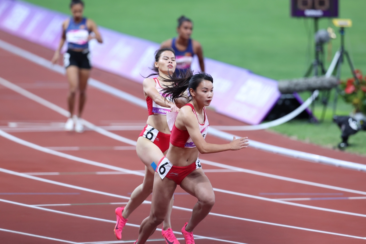 Đội tuyển điền kinh Việt Nam bỏ lỡ huy chương nội dung hạy tiếp sức 4x400m nữ