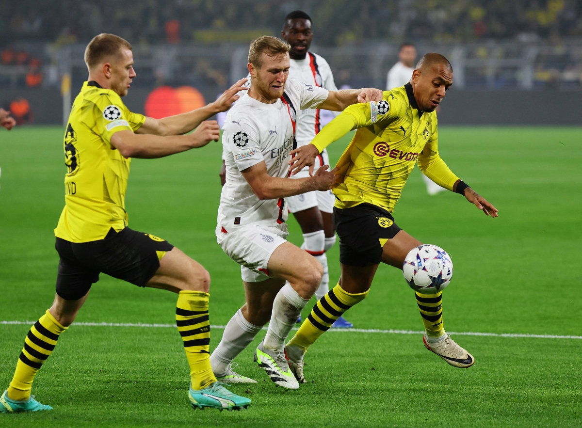 Dortmund và AC Milan cầm chân nhau trong trận cầu không bàn thắng (ảnh: Reuters)