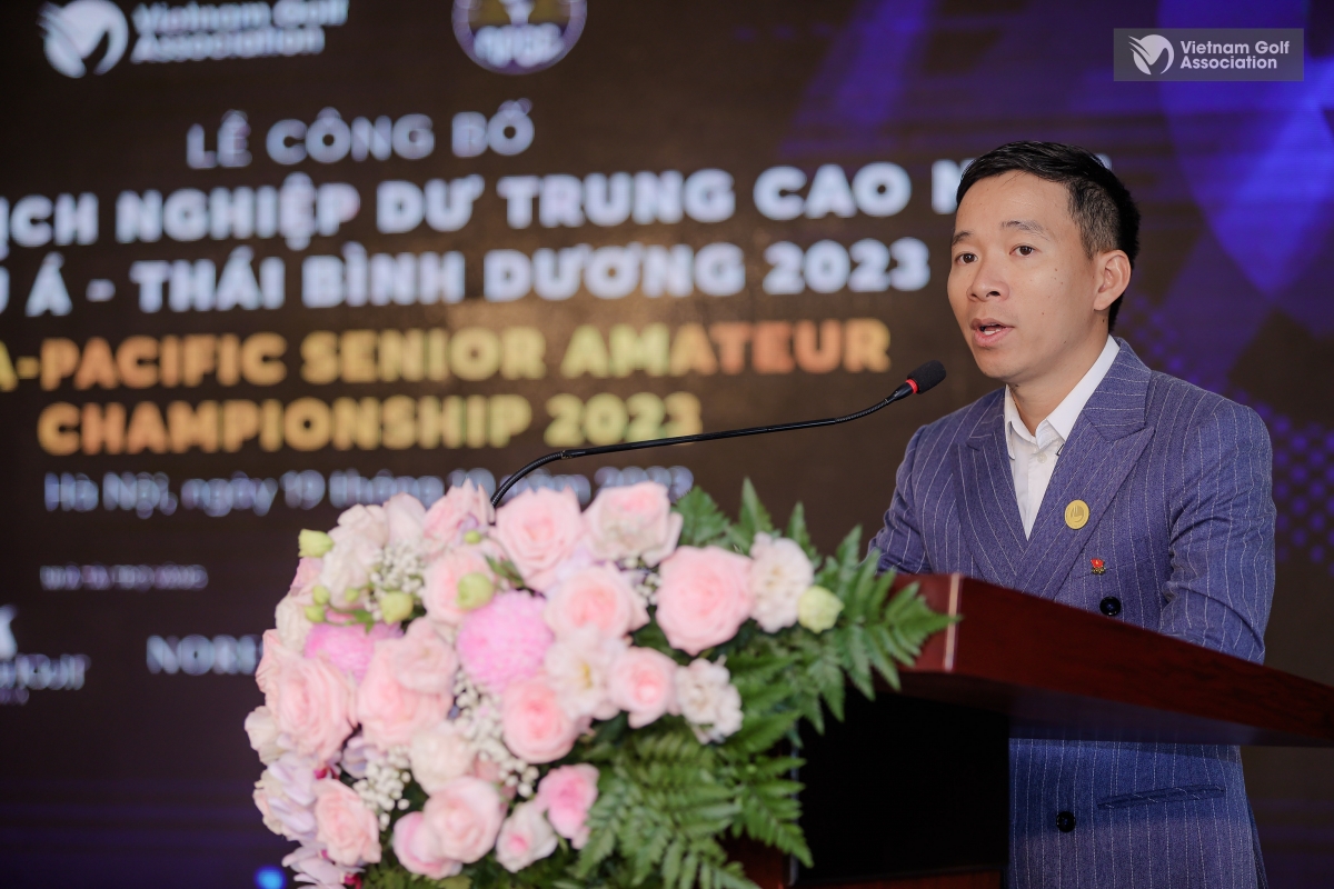Ông Bạch Cường Khang - Phó TTK Hiệp hội Golf Việt Nam, Giám đốc giải đấu