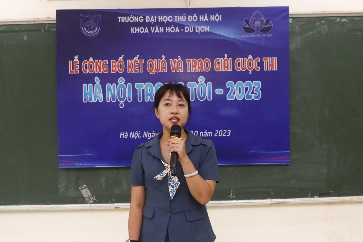 PGS. TS Nguyễn Vũ Bích Hiền chia sẻ về sứ mệnh của trường Đại học Thủ đô Hà Nội