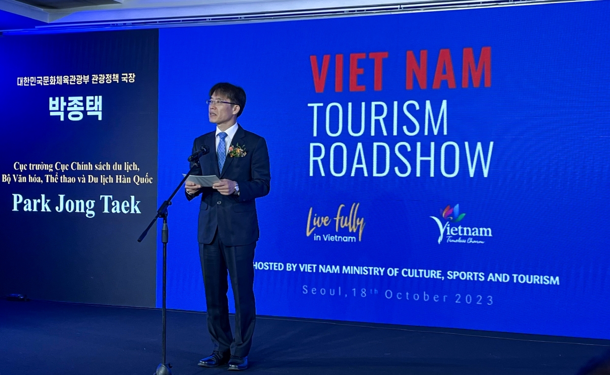 Ông Park Jong Taek, Vụ trưởng Vụ Chính sách Du lịch, Bộ Văn hóa, Thể thao và Du lịch Hàn Quốc