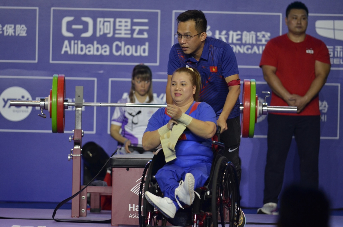 Linh Phượng giành HCB đầu tiên cho Việt Nam ở Asian Para Games (Ảnh: Thái Dương)