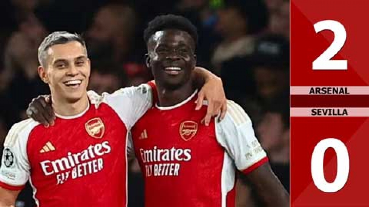 Bộ đôi Leandro Trossard và Bukayo Saka góp công lớn vào chiến thắng của Arsenal