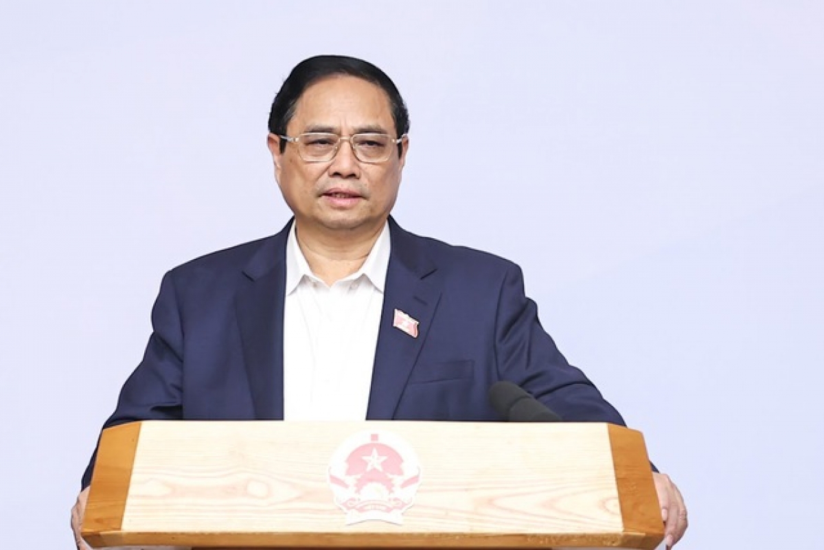 Thủ tướng Chính phủ Phạm Minh Chính: Cần tìm được lời giải cho các bài toán ngắn hạn, dài hạn; tìm ra những câu trả lời cho một số vấn đề trọng tâm để ngành du lịch Việt Nam phát triển nhanh và bền vững. Ảnh: Nhật Bắc