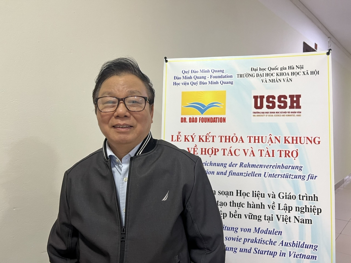 TS Trịnh Ngọc Thạch nhóm triển khai dự án "Lập nghiệp và khởi nghiệp bền vững tại Việt Nam"