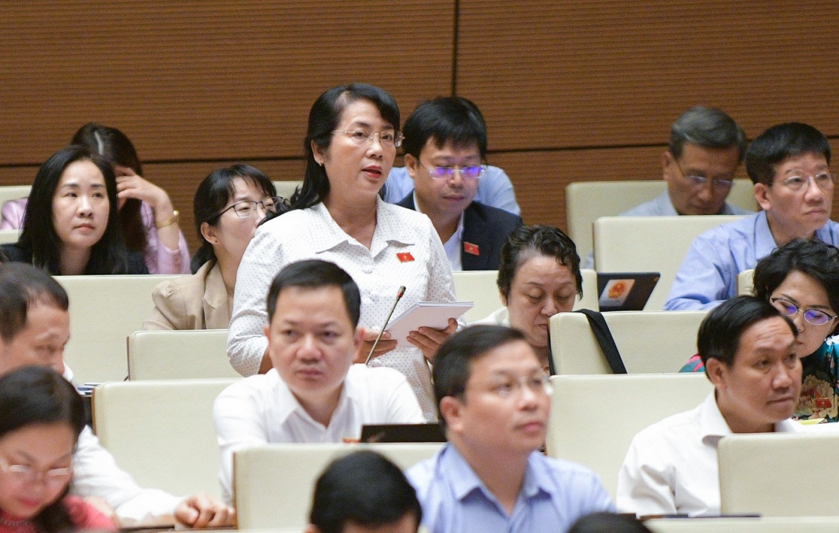 Đại biểu Trần Kim Yến, đoàn đại biểu Quốc hội thành phố Hồ Chí Minh