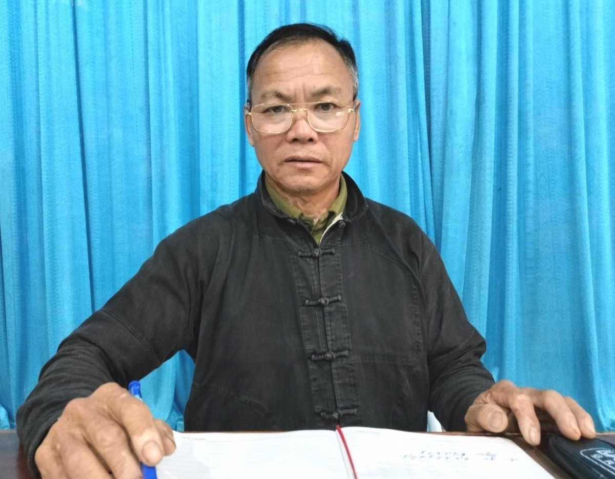 Ông Thào Seo Phềnh - người cao tuổi thôn Khe Đền II tích cực tham gia phong trào xây dựng đời sống mới trong đồng bào dân tộc Mông. Ảnh: Hội NCT Việt Nam.