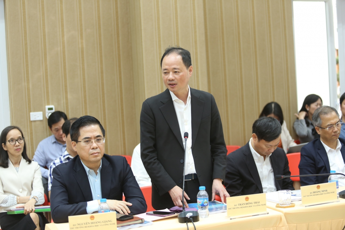 GS.TS Trần Hồng Thái, Thứ trưởng Bộ KHCN phát biểu tại Hội nghị thường niên năm 2023 "Chiến lược phát triển KHCN và đổi mới sáng tạo Việt Nam đến năm 2030 chính sách và thực tiễn