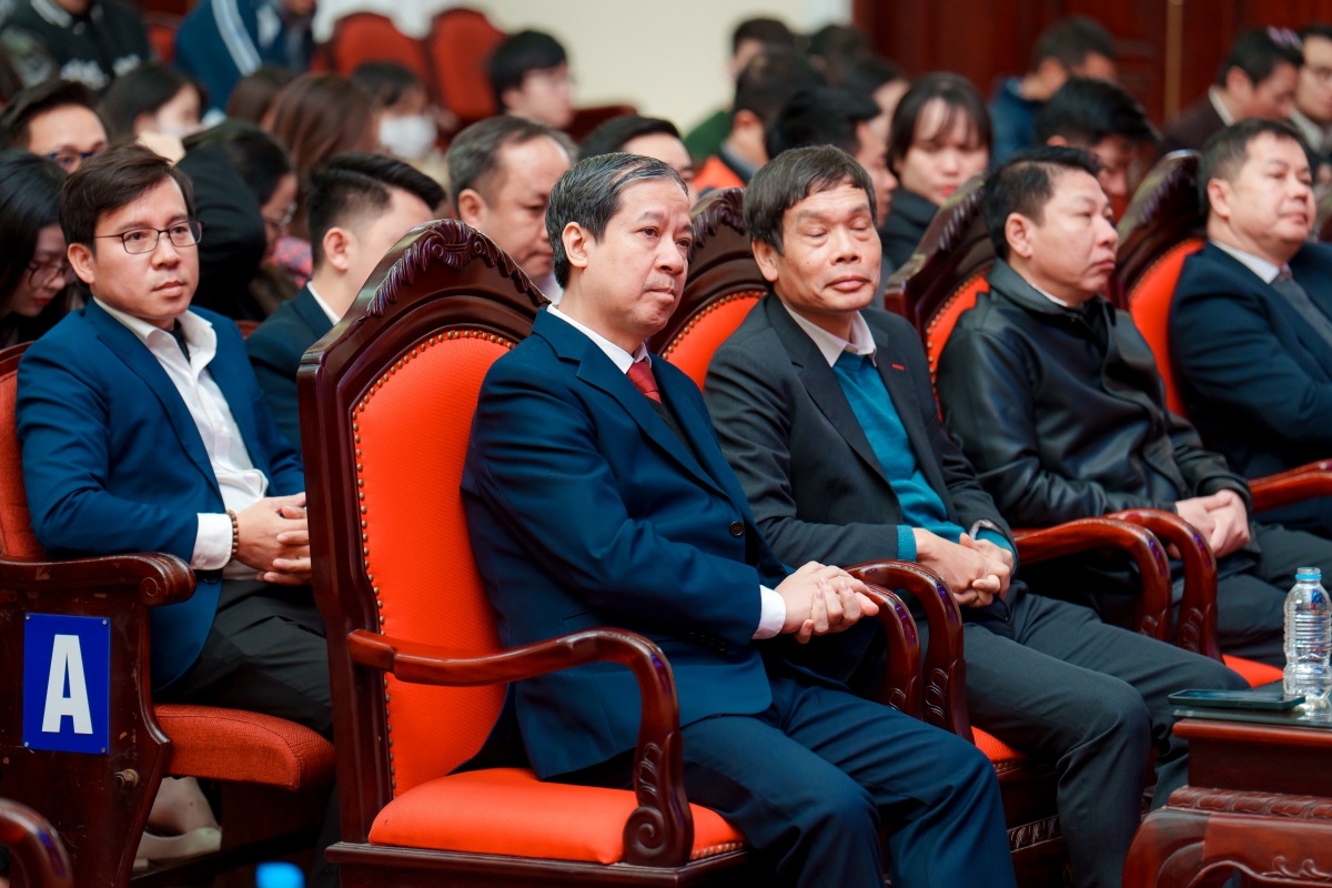 Bộ Trưởng Bộ GD-ĐT Nguyễn Kim Sơn dự Lễ công bố Chương trình "Hợp tác nâng cao năng lực kinh doanh số cho 20 triệu thanh niên Việt Nam"