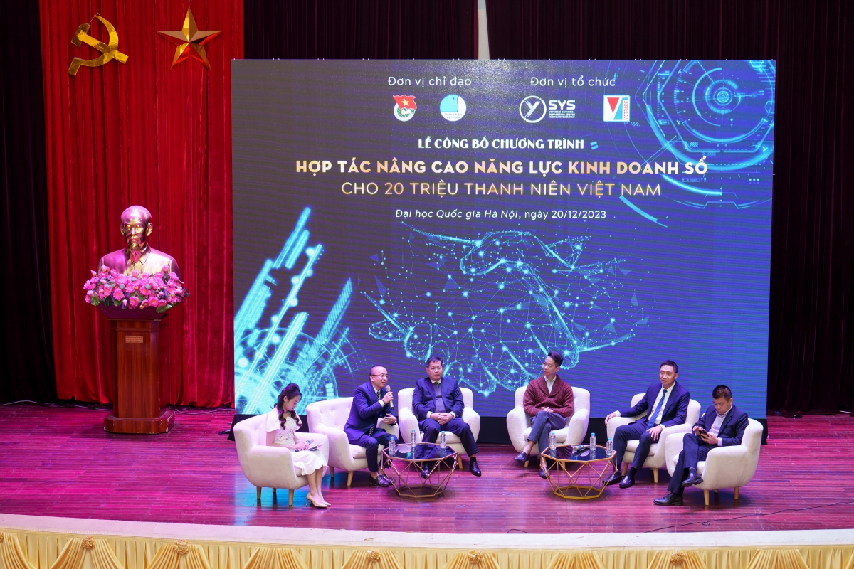 Tọa đàm giữ các nhà quản lý, các doanh nghiệp chủ đề "Kinh doanh số- thời cơ và thách thức cho thanh niên Việt Nam"