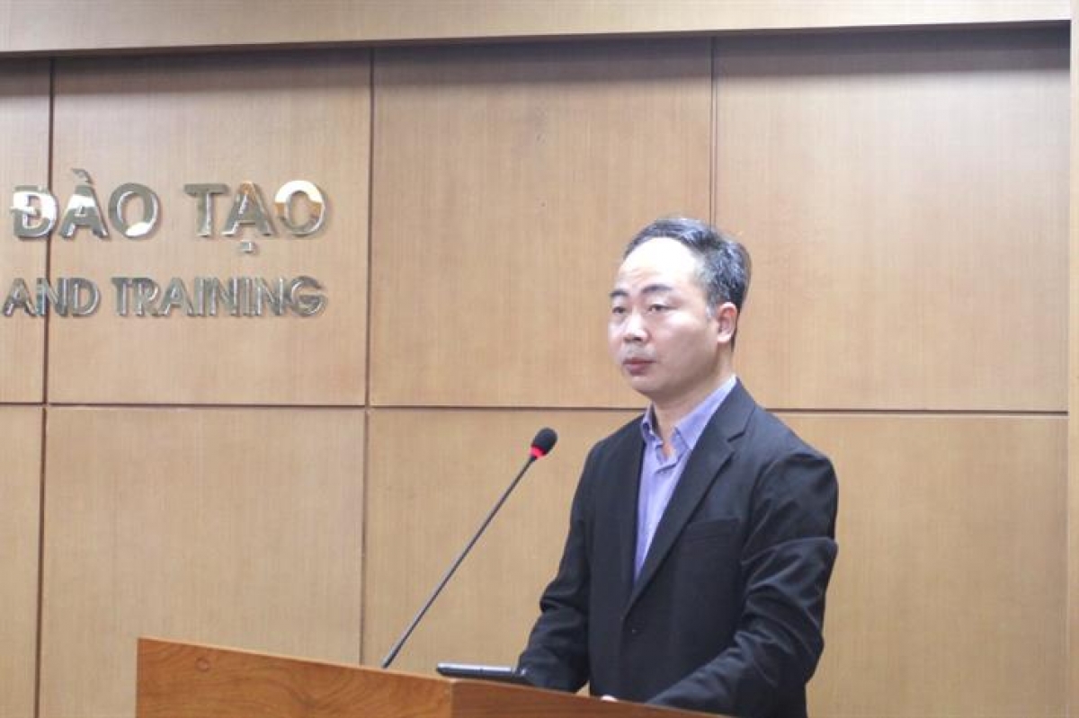 Phó Cục trưởng Cục Quản lý chất lượng Nguyễn Ngọc Hà phát biểu đề dẫn tại tập huấn