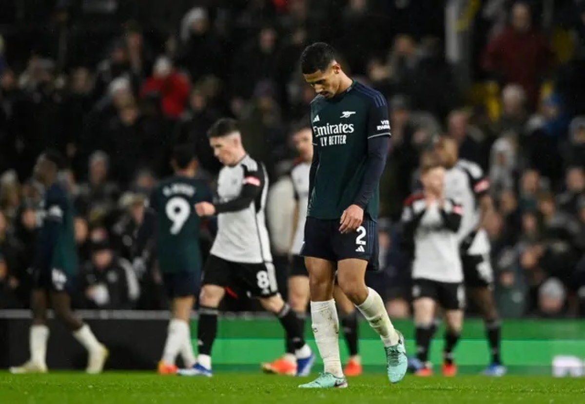  Fulham 2-1 Arsenal (Ảnh:Reuters)  