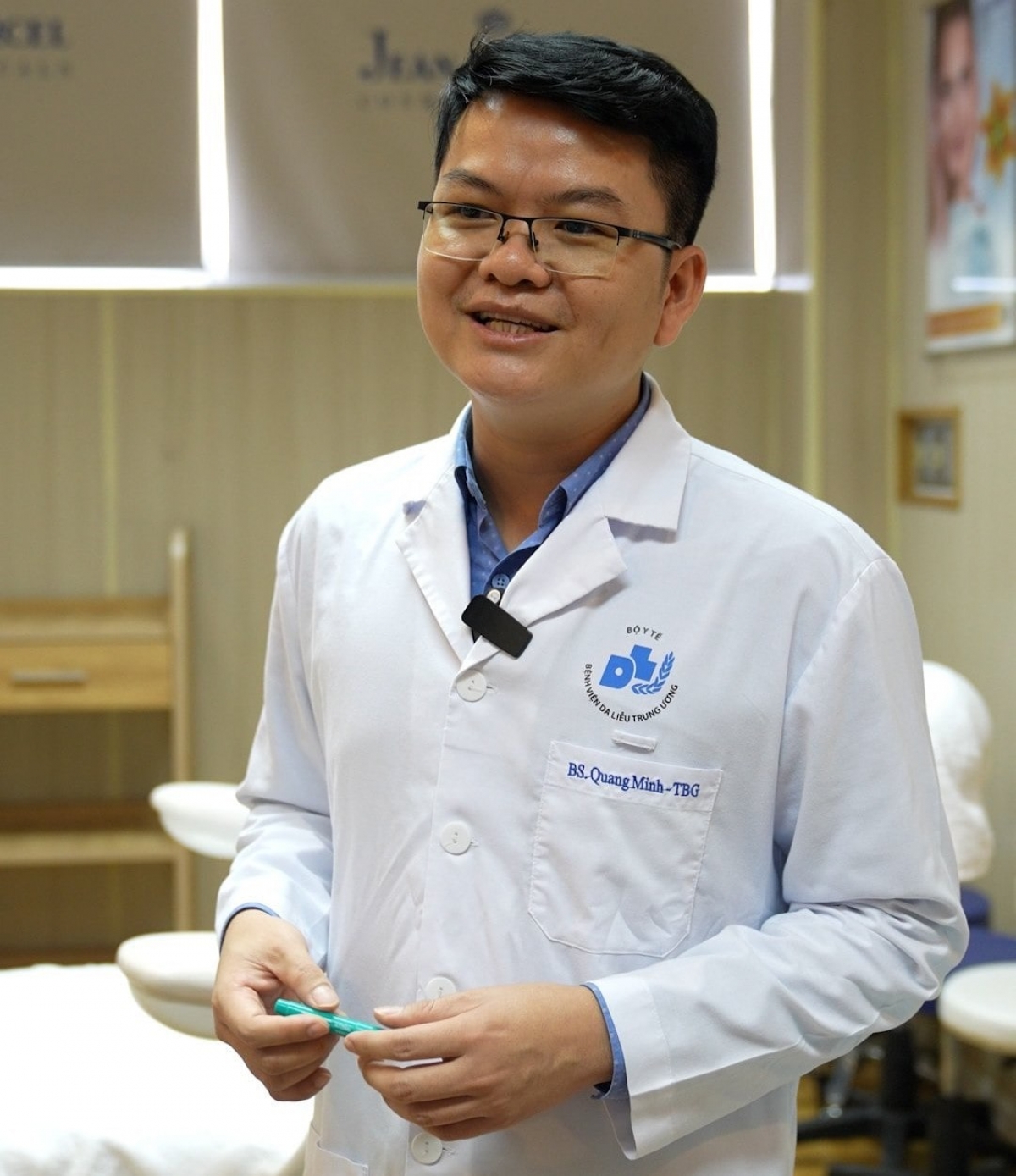  BSCK2 Nguyễn Quang Minh, Phó trưởng khoa Nghiên cứu và ứng dụng công nghệ tế bào gốc (Bệnh viện Da liễu trung ương) 