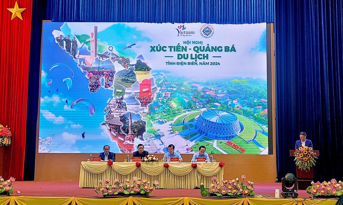 Đoàn chủ trì Hội nghị Xúc tiến, Quảng bá du lịch Điện Biên 2024