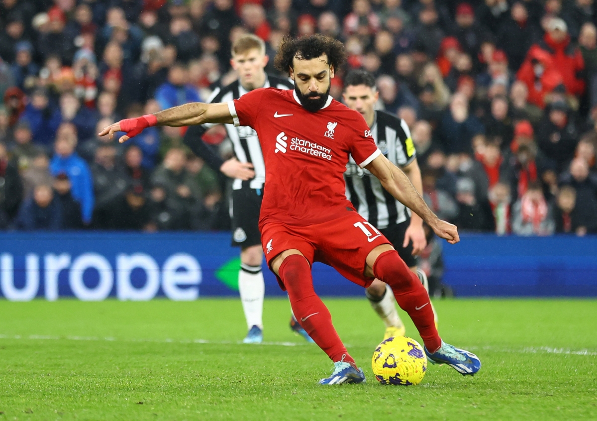  Liverpool 4-2 Newcastle (Ảnh:Reuters)  