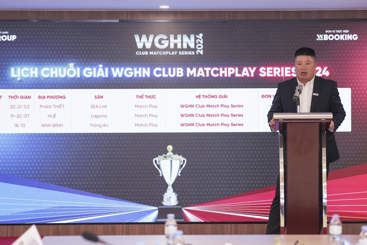 Công bố lịch trình 3 giải đấu nằm trong chuỗi giải WGHN Matchplay series 2024
