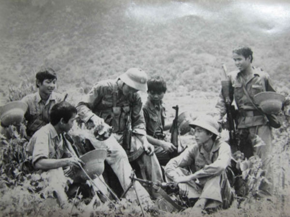 Những người lính tại mặt trận Vị Xuyên - Hà Tuyên (Ảnh tư liệu)