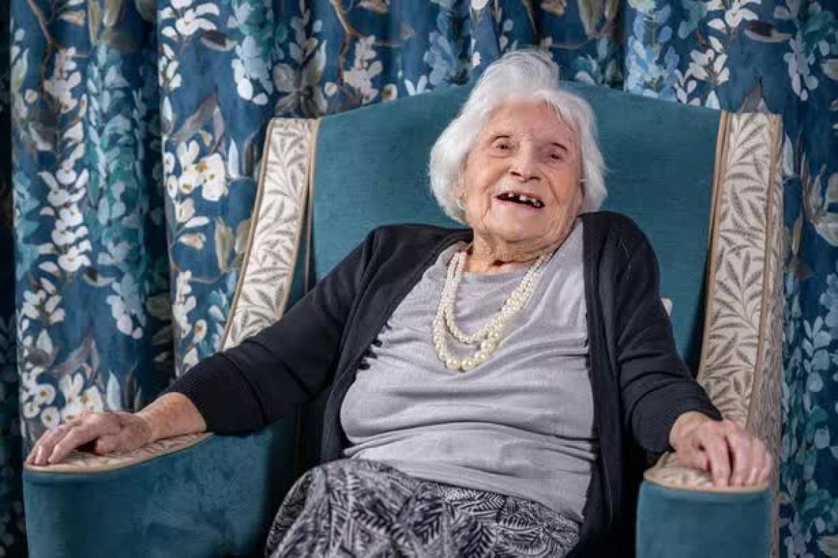 Bà Irene Rankin năm nay 101 tuổi