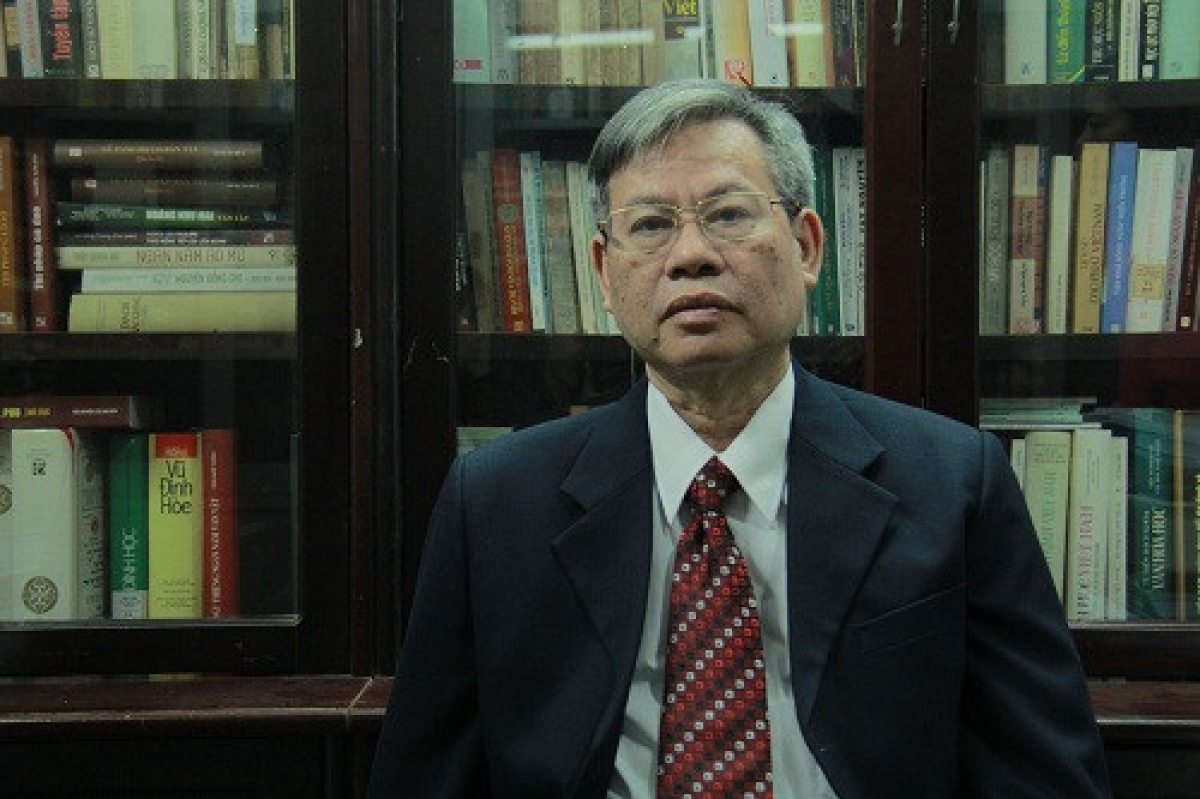 GS.TS Nguyễn Xuân Kính, nguyên Viện trưởng viện Nghiên cứu Văn hóa, viện Hàn lâm Khoa học Xã hội Việt Nam. Ảnh kt