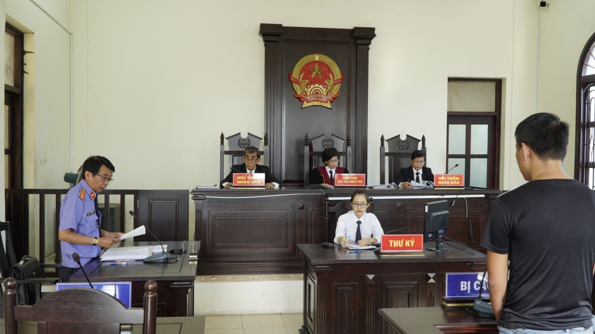 Phiên tòa xử phạt đối tượng Thái tại TAND Quận 6 TP.HCM (28.2.2024) (Nguồn: Trung tâm Văn hóa - Thể thao Quận 6)