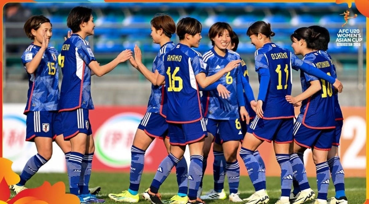 U20 nữ Nhật Bản quá mạnh so với U20 nữ Việt Nam