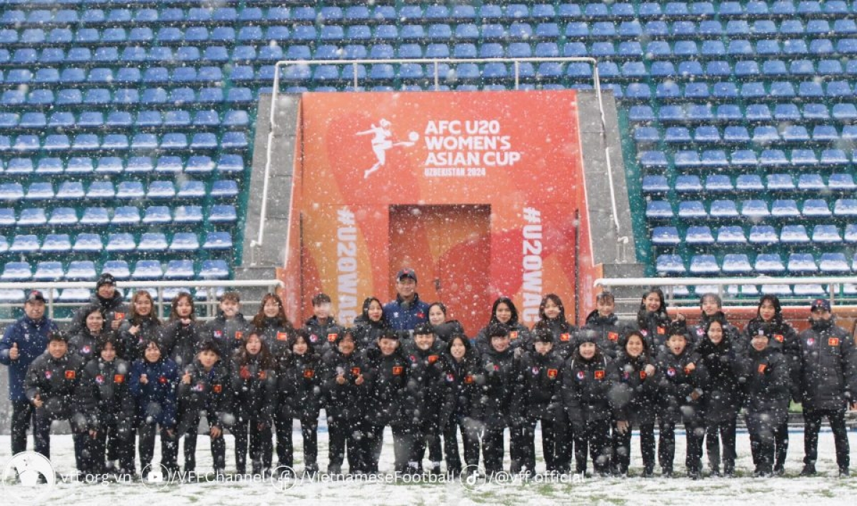 ĐT U20 nữ Việt Nam hoàn tất công tác chuẩn bị cho VCK U20 nữ châu Á 2024 diễn ra tại Uzbekistan