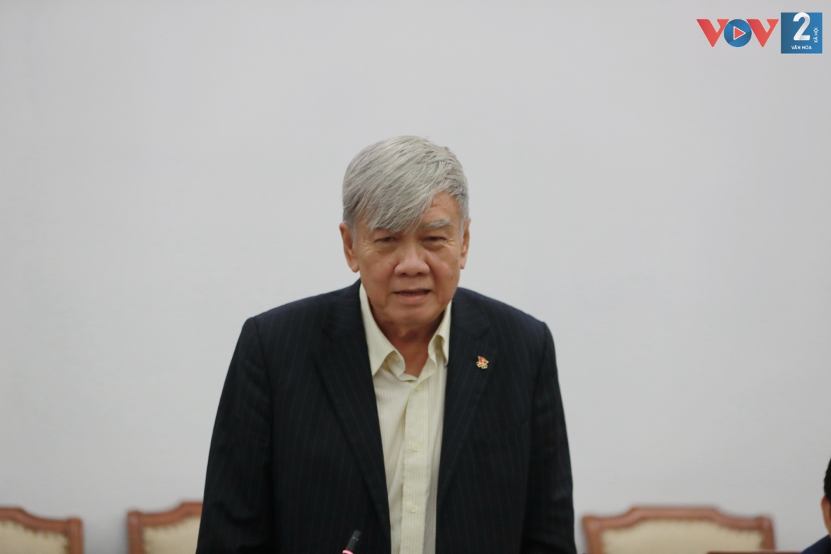 GS.TS Lâm Quang Thành - Chủ tịch Liên đoàn Đua thuyền Việt Nam nêu ý kiến đóng góp