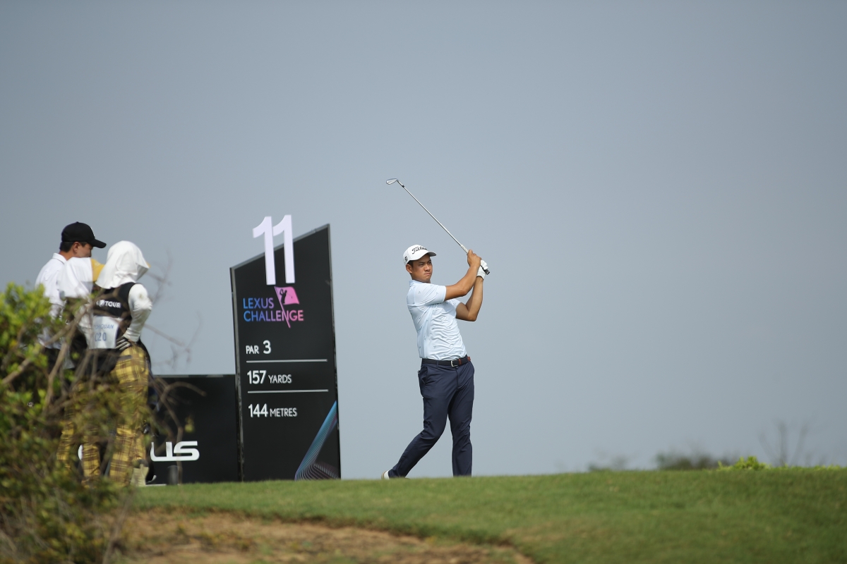 Trương Chí Quân là 1 trong 2 golfer Việt Nam qua cắt tại Lexus Challenge 2024