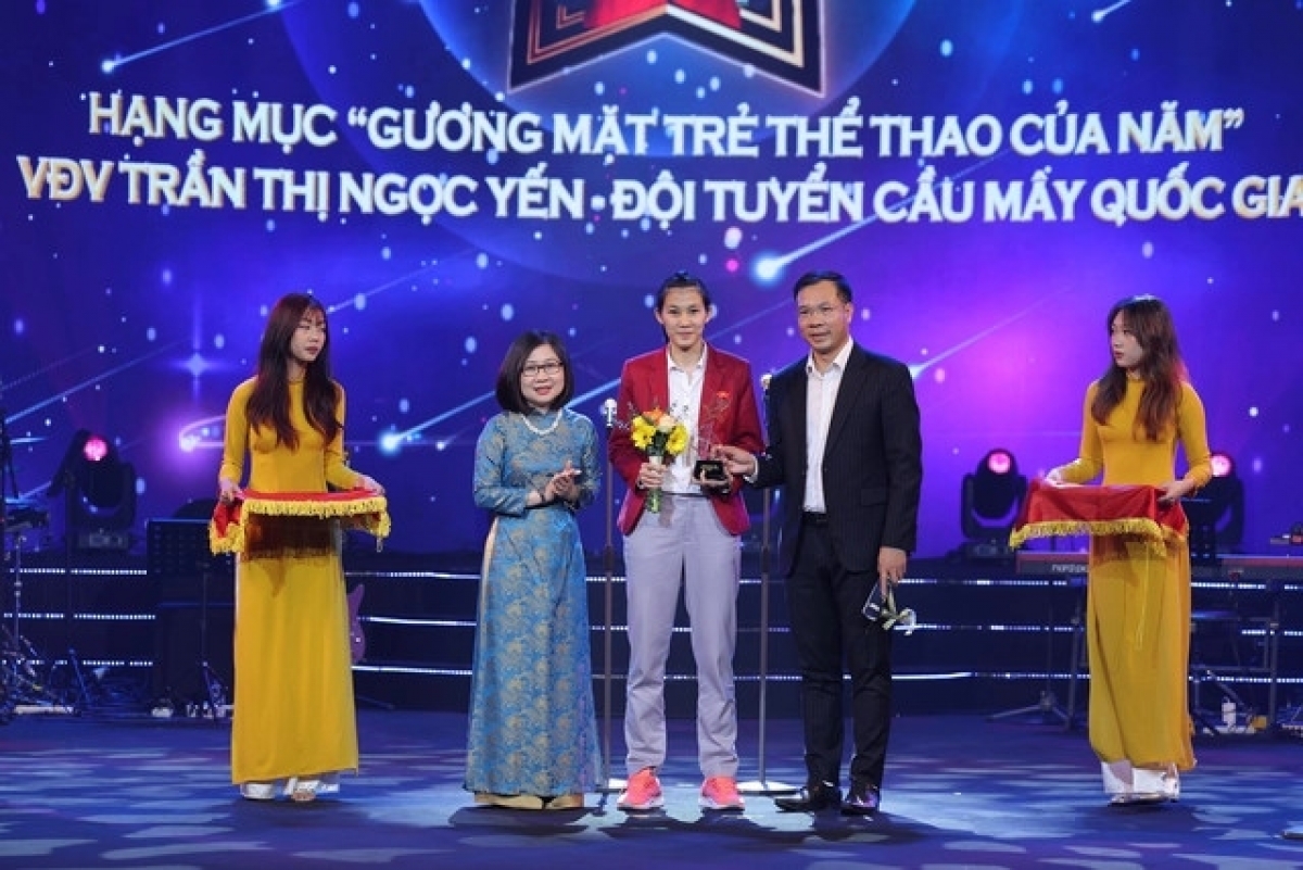 Vượt qua nhiều đối thủ nặng ký, tuyển thủ Trần Thị Ngọc Yến đã giành chiến thắng ở hạng mục "Gương mặt trẻ thể thao của năm"