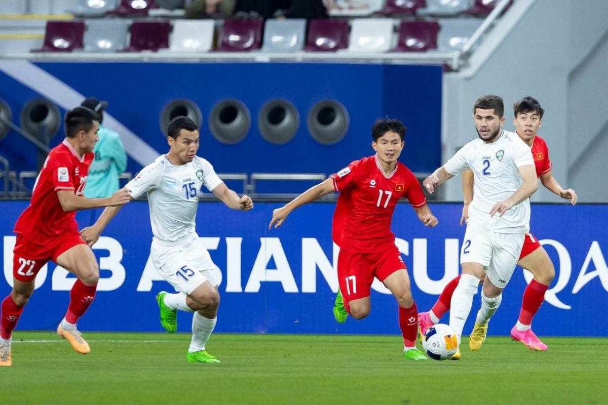 U23 Việt Nam tạo được thế trận khá tốt trước Iraq trong hiệp 1
