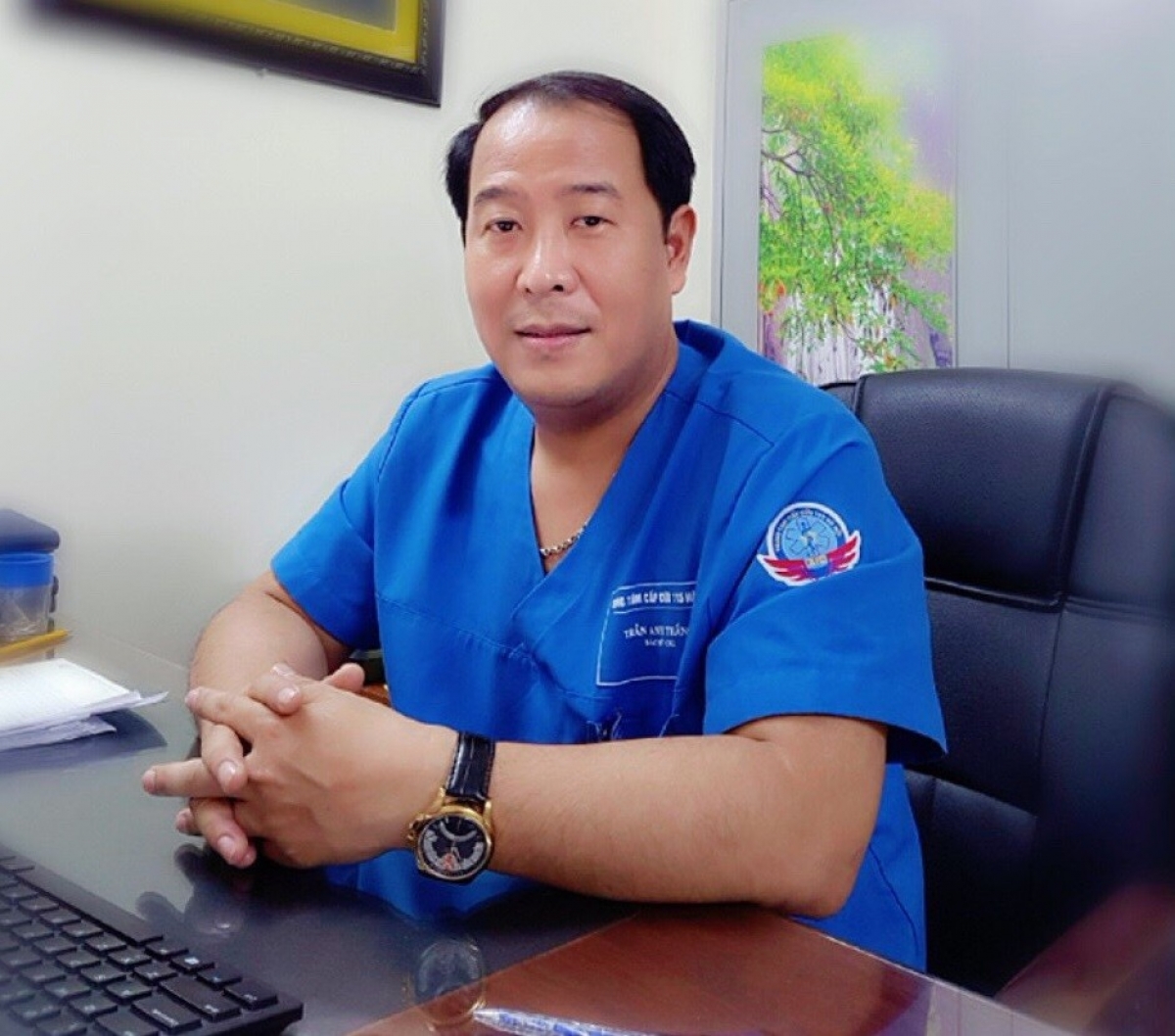 Bác sỹ Chuyên khoa II Trần Anh Thắng – Phó Giám đốc phụ trách chuyên môn Trung tâm
cấp cứu 115 Hà Nội