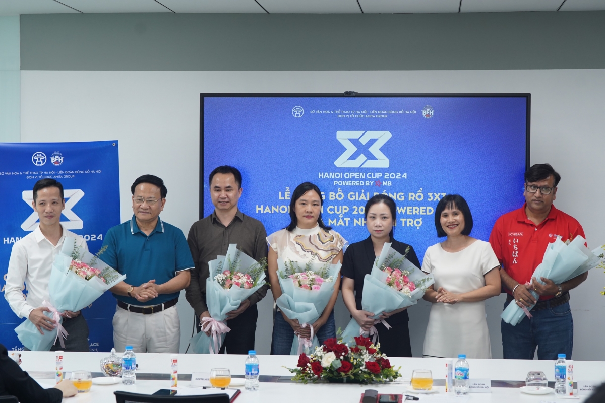 Công bố Giải bóng rổ 3x3 Hà Nội mở rộng lần thứ 5 "3x3 Hanoi Open Cup 2024 Powered by MB"